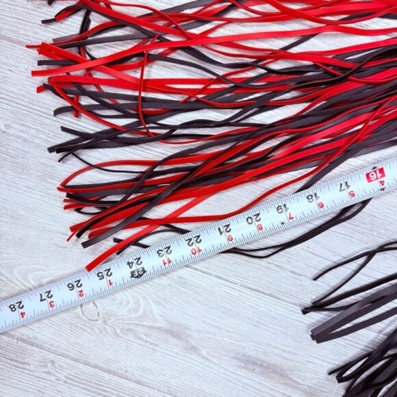 Leather Red and black Whip Riding Horse Whip Equestrian Horse Flogger riding - Picture 6 of 6